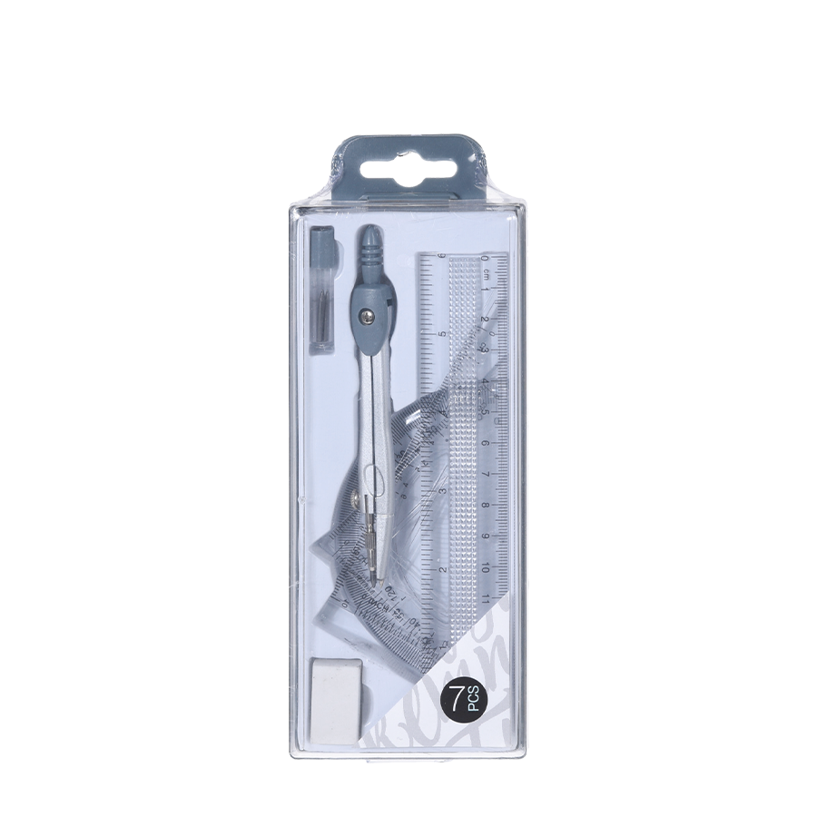 Writewell Kompass-Set 7-teilig in PP-Box Kompass-Set 7-teilig in Box