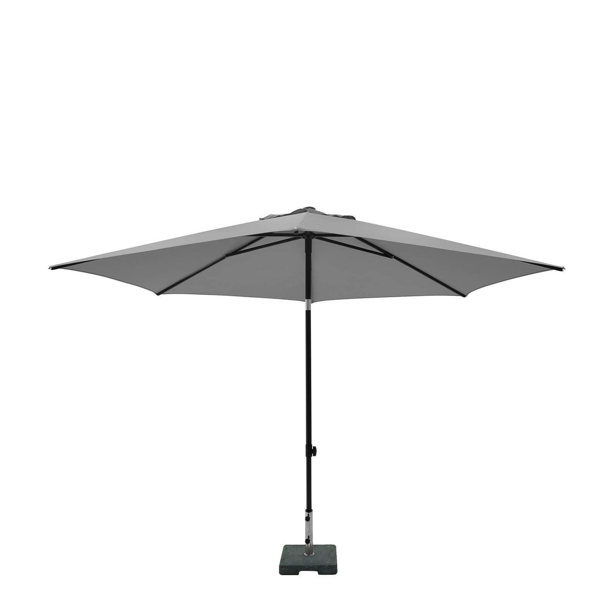 Madison Sonnenschirm Elba Push-Up 300cm hellgrau