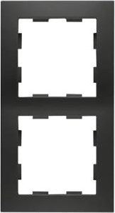 Peha Badora mattschwarze Einbaueinheit UTP Cat6 RJ45 Doppel – 4603610