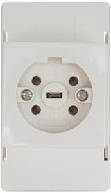 Enzo perilex deksel met perilex stopcontact voor lasdoos creme power - 4047815