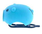 Pexkids Fahrradhupe Schwein mit LED-Lampe USB blau