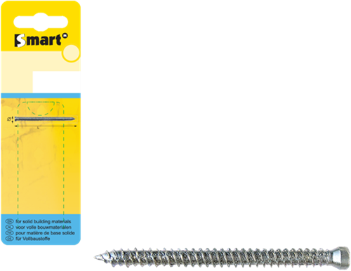 Pgb-europa smart | Rahmenschraube ck-t30 ø 7,50x92 zn | 6 Stück sm0wsc001075092h