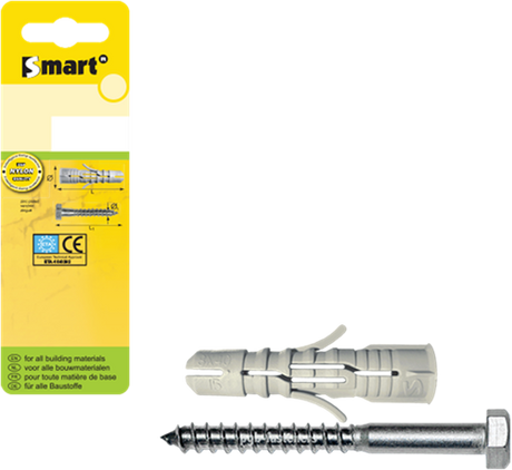 Pgb-europe smart | plug nylon + din 571 m12x60 nzn | 3 st sm0pzsn0112120060h