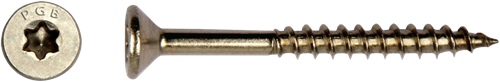 Pgb-europe pgb-fasteners universele spaanplaatschroef rvs a2 vk-t deeldraad verzonken kop ø 4,00x40 tx20 | 200 st | pgwvtga00004000403