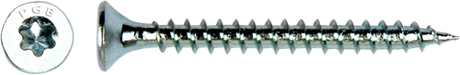 Pgb-europe pgb-fasteners universele spaanplaatschroef vk-t voldraad verzonken kop ø4,0x20 zn tx20 | 200 st | pgwvtv001004000203