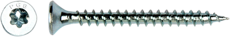 Pgb-europe pgb-fasteners universele spaanplaatschroef vk-t voldraad verzonken kop ø4,0x30 zn tx20 | 200 st | pgwvtv001004000303