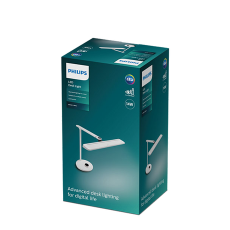 Philips desk light led dsk501 wit