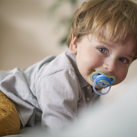 Philips fopspeen avent ultra air blauw 2 stuks