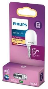 Philips led buislamp t25 e14 1,7-15w 2700k mat blister - 5100003