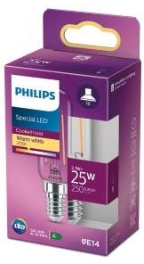 Philips led buislamp t25 e14 3,2-25w 2700k filament helder blister - 5100020