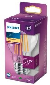 Philips LED-Lampe E27 warmweiß