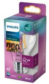 Philips led gls e27 7,5-60w filament helder sceneswitch blister - 5102525