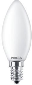 Philips led kaars e14 4,3-40w 2700k filament mat blister - 5100307