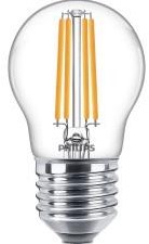 Philips led kogel e27 6,5-60w 2700k filament helder blister - 5101582