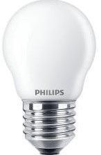 Philips led lamp - kogellamp met e27 fitting - warmwit licht: 2700k - 60w - mat glas