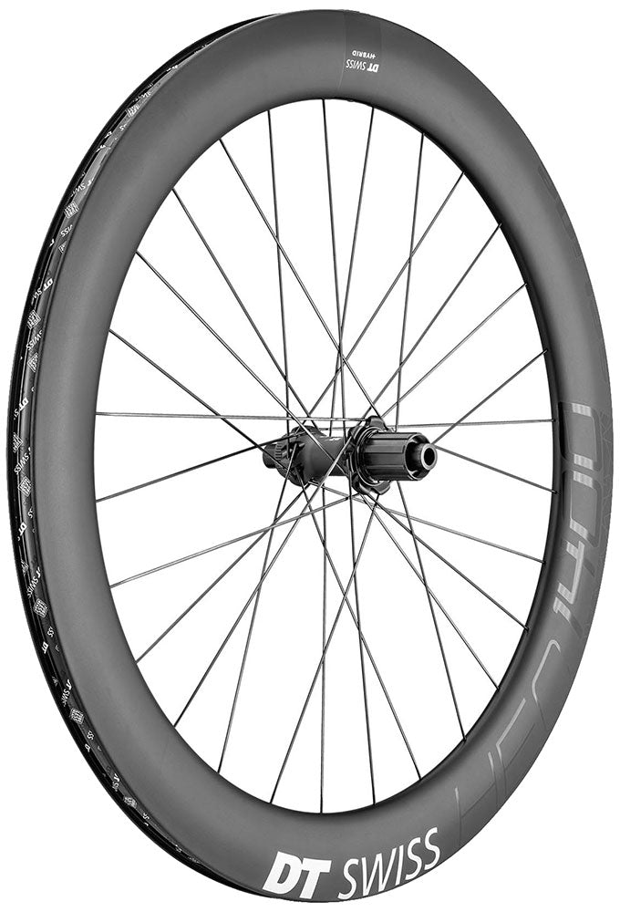 Dt swiss hec 1400 spline® 62 hybrid carbon rearwheel | 22mm - 12 142mm