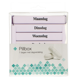 Jvdl Pillendose Woche 4 Fächer pro Tag weiß