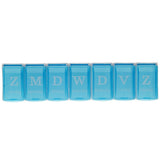 Jvdl Pillendose Woche 7 Fächer blau