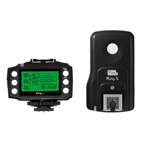 Pixel I-TTL Radio Ausléiser Set King Fir Mi