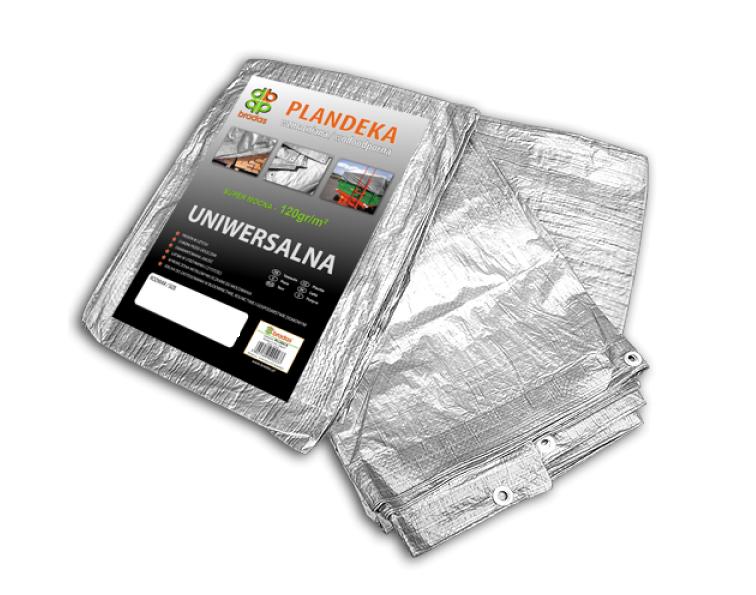 Bradas zilveren dekzeil 120g 3* 4m