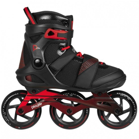 Playlife GT Black 110 Inlineskates Männer schwarz rote Größe 40