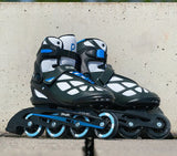 Playlife Inline Skates Black 80 Softboot 82A Schwarz Größe 40