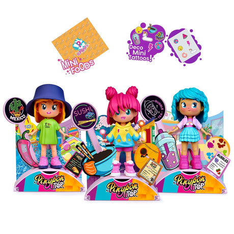 Pinypon Top Foodie Girl 11cm mit Mini-Überraschungen
