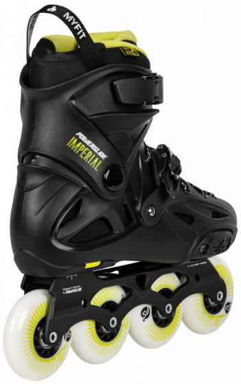 Powerslide Inline Skates Imperial One 88a Hardboot Black MT 45 46