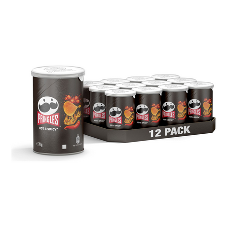 Pringles hot spicy (12x 70gr)