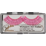 Jofrika Cosmetics künstliche Wimpern rosa Glitzer 9,5 cm B-Choice VE500 | 50 Stück