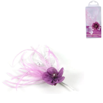 Corsage Kunstblume Lila 10 cm | 24 Stück