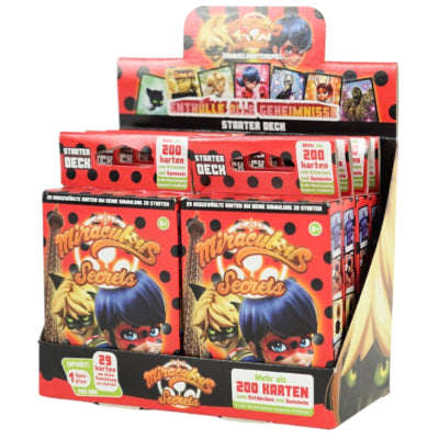 Miraculous Sammelkarten Starterdeck Deutsch 30er Set | 48 Stück