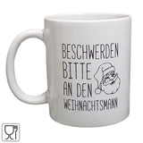 Weihnachtsmann Becher weiß 350ml | 24 Stück