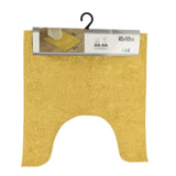 WC-Vorleger senfgelbes Polyester 45 x 50 cm | 6 Stück