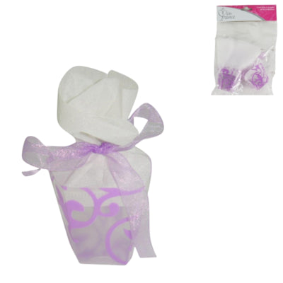 Miss France Geschenkverpackung lila 5 cm 6er Set | 24 Stück