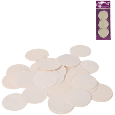 Konfetti rund elfenbein 100 g | 24 Stück