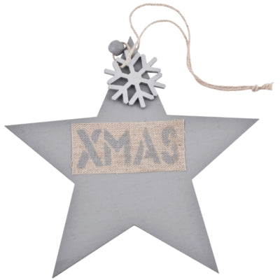 Ngk Anhänger Weihnachten grau 32 cm | 24 Stück