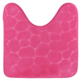 Toilettenvorleger Fuchsia Mikrofaser 50 x 50 cm | 16 Stück