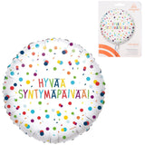 Amscan Folienballon Konfetti 43 cm | 100 Stück