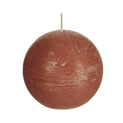 Spaas(r) Kugelkerze Zimtbraun 8 cm | 12 Stück