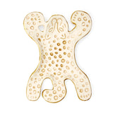 Dekoschale Leopard weiß 13cm