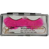 Jofrika Cosmetics künstliche Wimpern Federn Neon Pink 9,5 cm B-Wahl VE500 | 50 Stück
