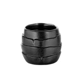 Fink 128076 Kerzenhalter Kokon schwarz 12 cm | 18 Stück