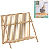 5fünf Abtropfgestell Bambus 60 cm | 4 Stück