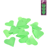 Konfettiherz grün 100 g | 24 Stück