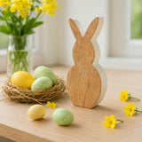 Kein Markenhase Holz weiß 18 cm | 6 Stück