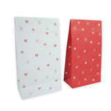 Migros (r) geschenktassen rood wit 22,5 cm set van 6 | 10 stuks