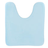 Toilettenvorleger hellblau Mikrofaser 45 x 50 cm | 16 Stück