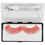 Jofrika Cosmetics künstliche Wimpern orange silber 9,5 cm B-Wahl | 60 Stück