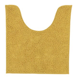 WC-Vorleger senfgelbes Polyester 45 x 50 cm | 6 Stück